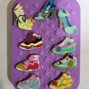 DISNEY TRADING PIN Princess Shoe/Heel Set (9)